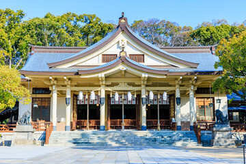 春の湊川神社　兵庫県神戸市　Minatogawa Shrine in Spring. Hyogo Pref, Kobe City.