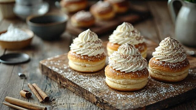 maritozzi with cream italian sweets video