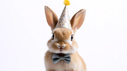 Obraz premium Party-Ready Bunny