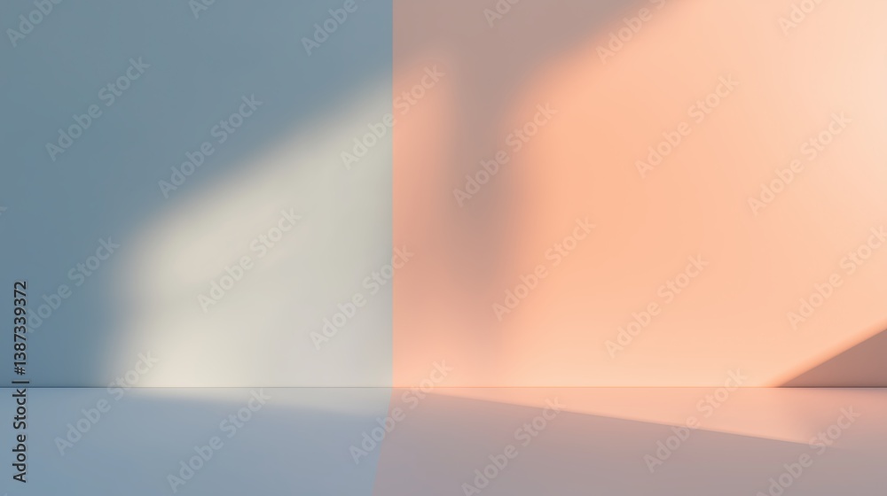 Poster A subtle gradient blending two soft colors seamlessly