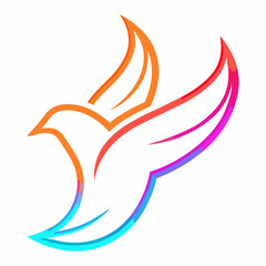 illustration of a dove