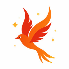 vector illustration of a bird