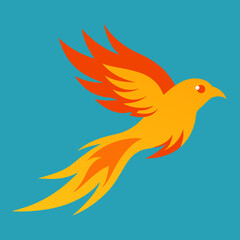 vector illustration of a bird
