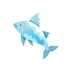 Fototapeta premium vector illustration of a fish