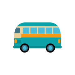 school bus isolated on white