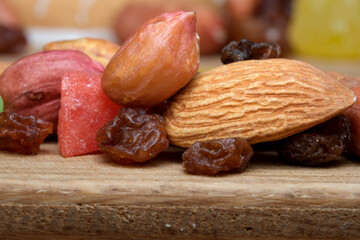 Vibrant nuts and sweets delight the senses