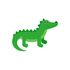 Fototapeta premium vector illustration of cartoon crocodile