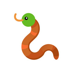 Fototapeta premium vector illustration of a cartoon snake