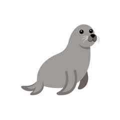 Fototapeta premium vector illustration of cartoon seal