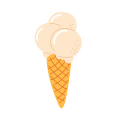 Enjoying a delicious ice cream cone on a warm sunny day at the park