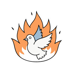 Obraz premium vector illustration of a fox