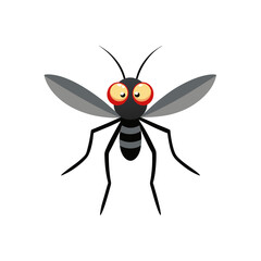 Fototapeta premium vector illustration of a spider on white