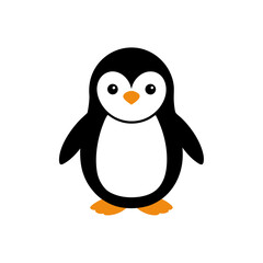 Fototapeta premium penguin on the snow