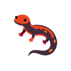 Fototapeta premium gecko on a white background