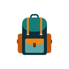 Fototapeta premium vector illustration of a red suitcase