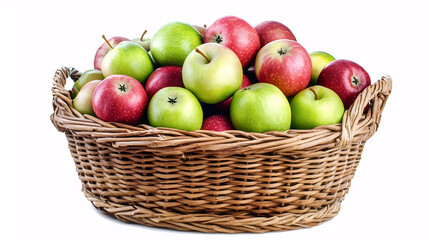 Red and Green Apple Basket