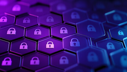 abstract technology background with circles