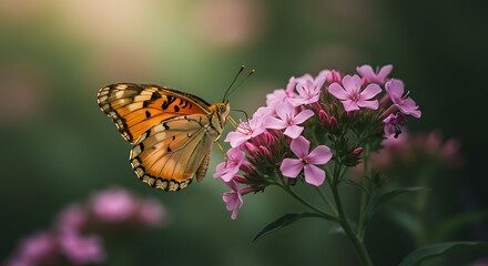 Naklejka premium Whispers of Pollen and Wings AI Generated