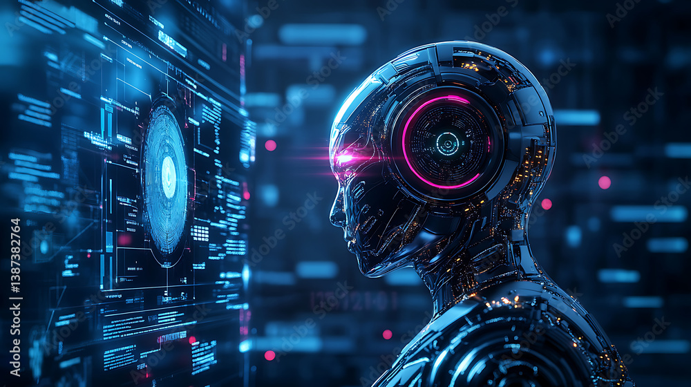 Poster an ai powered system enhancing personalized advertising by analyzing user data, ai-assisted content 
