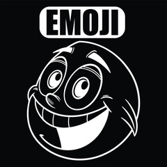 face emoji vector design