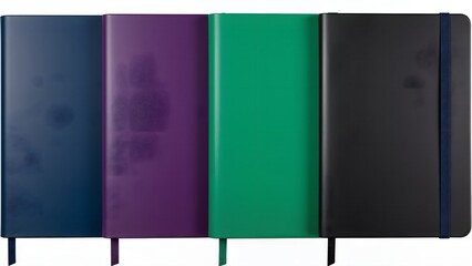 Creative combination of colorful notebooks