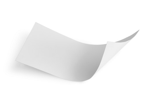 a sheet of paper , a template for the design of text and advertising, a mockup