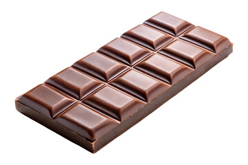 Fototapeta premium chocolate bar on transparent background