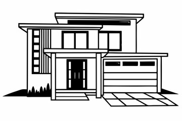 black and white columns