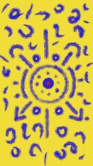 Scribble abstract doodle artwork design