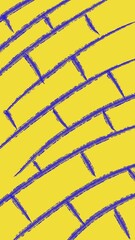 grunge striped brick wall background hand artwork