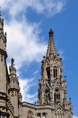 Fototapeta premium The Church of San Juan Bautista or Arucas Church, is a Catholic church located in the old town of Arucas, in Gran Canaria, Canary Islands, Spain.