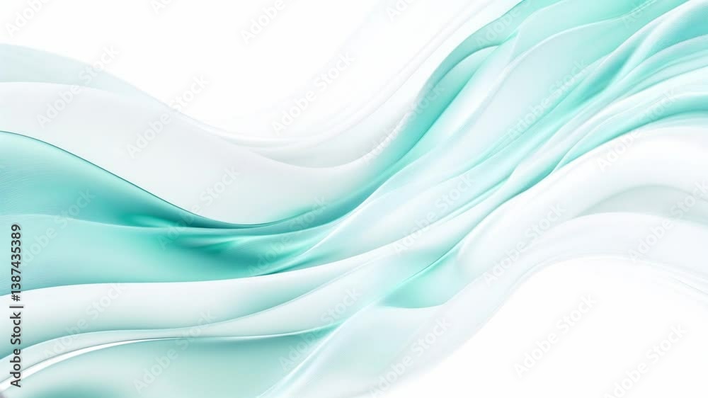 Poster Abstract surface on background in slow motion. Seamless loop.