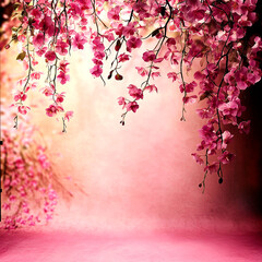 Celebration flowers digital backdrops, wedding backdrops, studio photography.Orchid flower,Tropical elegance.Botanical print,Floral pattern,Orchid illustration