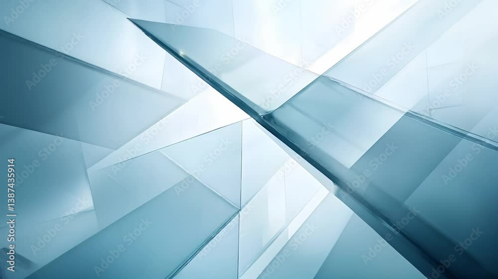 Poster Abstract surface on background in slow motion. Seamless loop.