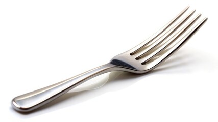 Fork Utensil on White Background.
