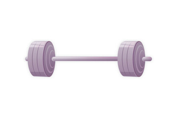 Heavy barbell for weightlifting and power training, used in gyms for strength development.