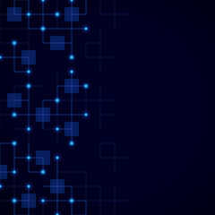 Minimalistic texture with linear squares pattern. Creative idea of modern design with abstract geometric background