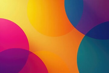 Abstract geometric shapes, modern vibrant color scheme, shapes, minimal, bold