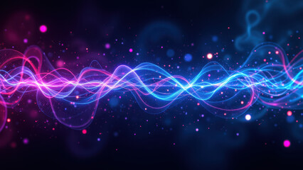 Fototapeta premium Cybersecurity protection with dynamic digital energy pulse on dark background.