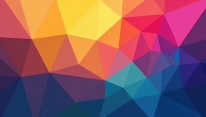 Fototapeta premium Geometric shapes, abstract design, subtle color gradients, aesthetic, digital, modern