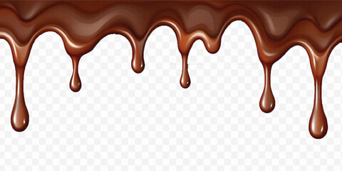realistic liquid paint dripping down in different colour style isolated on white background