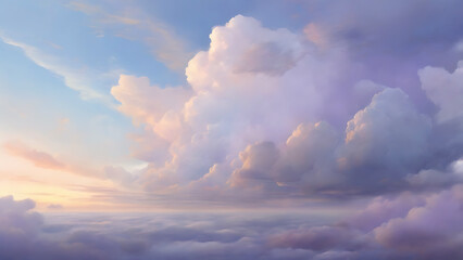 Obraz premium Clouds in the sky scenery background