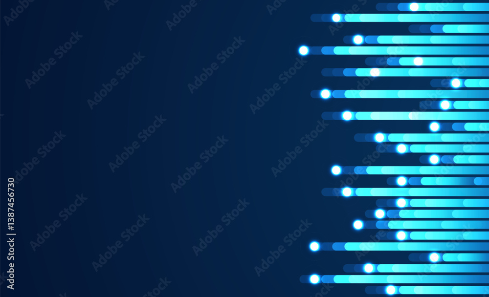 Poster Big data visualization. Social network, financial analysis of complex databases. Data mining. Vector technology background. Information analytics concept.