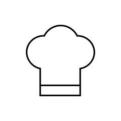 chef hat icon vector