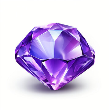 diamond on white background