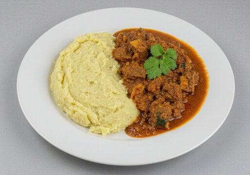 Uganda Matooke and Groundnut Stew with Cilantro