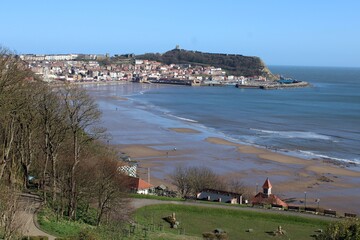 Fototapeta premium South Bay, Scarborough, North Yorkshire.