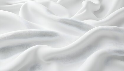 Obraz premium Luxurious White Satin Fabric