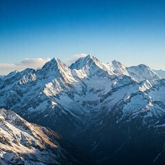Fototapeta premium mountains - mountains in the snow