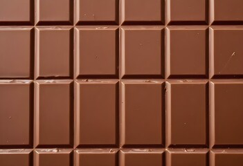 Closeup of chocolate bar isolated on white